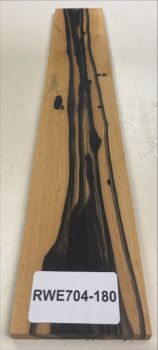 Preview: Griffbrett Weißes Ebenholz 525x85x10mm, Einzelstück #180